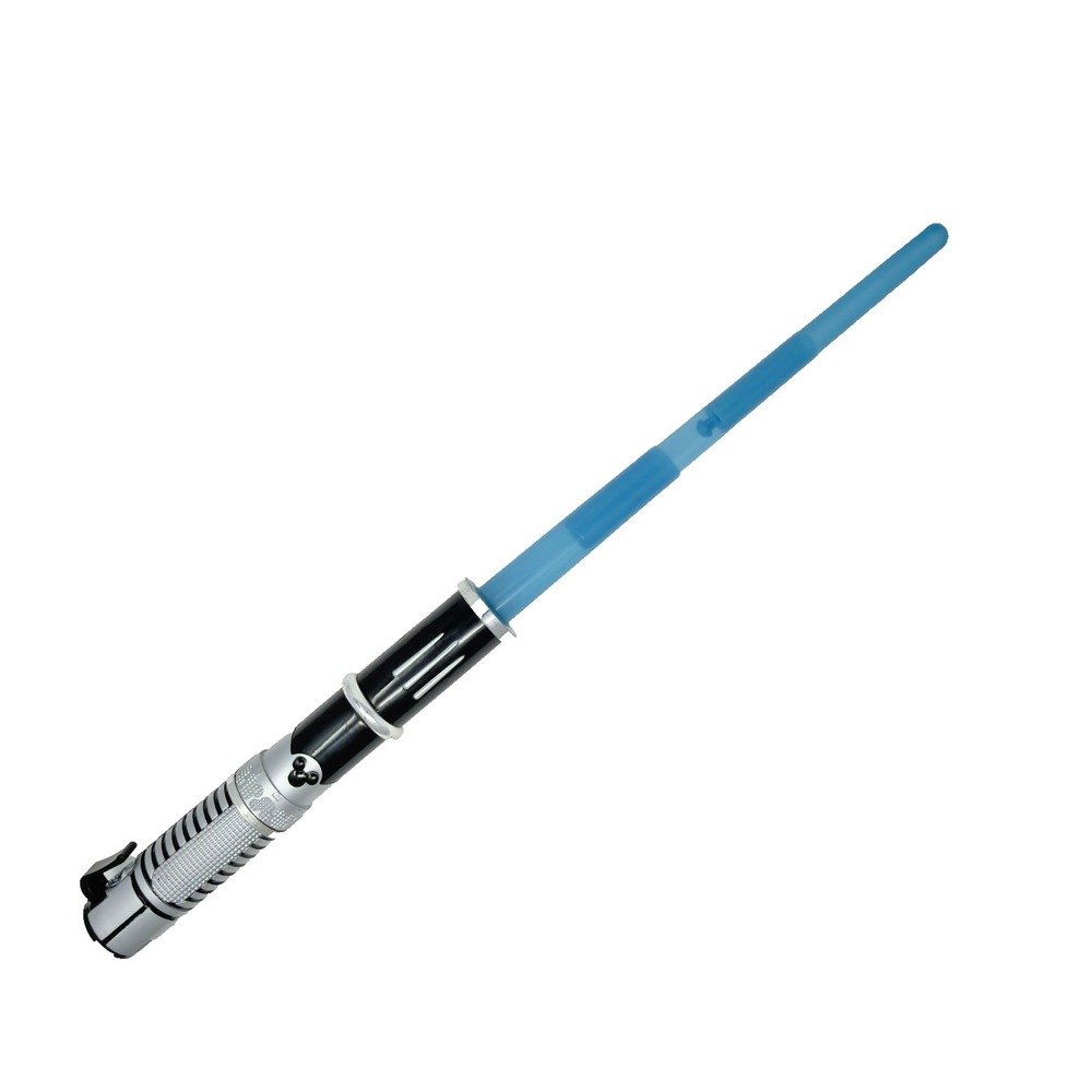 Disney Parks Jedi Mickey Mouse Lightsaber Blue Light‎ Up Sound 2008 Star Wars